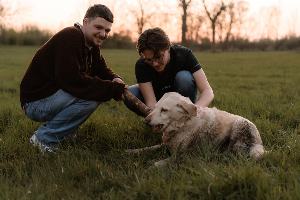 Familieshoot met hond