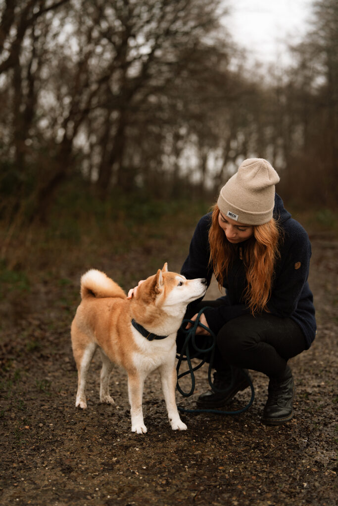 hond en baas fotoshoot